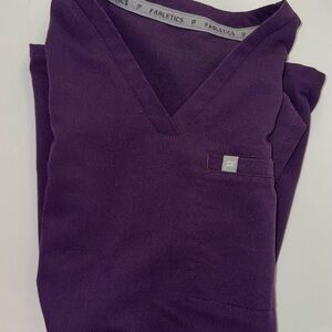 Fabletics Purple V-Neck Top